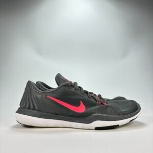 Nike Flex Supreme TR 5 Gray Pink Training Shoes Sneaker 852467-003 Womens Size 8